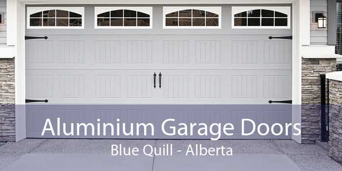 Aluminium Garage Doors Blue Quill - Alberta