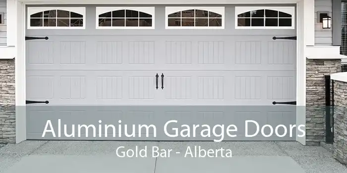 Aluminium Garage Doors Gold Bar - Alberta