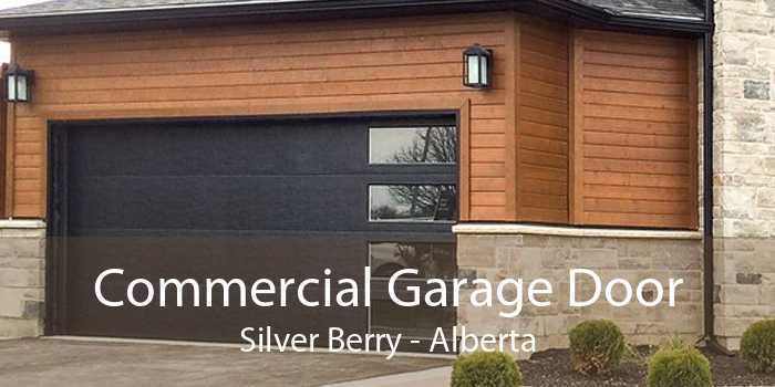 Commercial Garage Door Silver Berry - Alberta