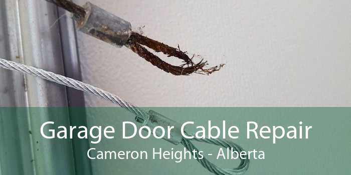 Garage Door Cable Repair Cameron Heights - Alberta