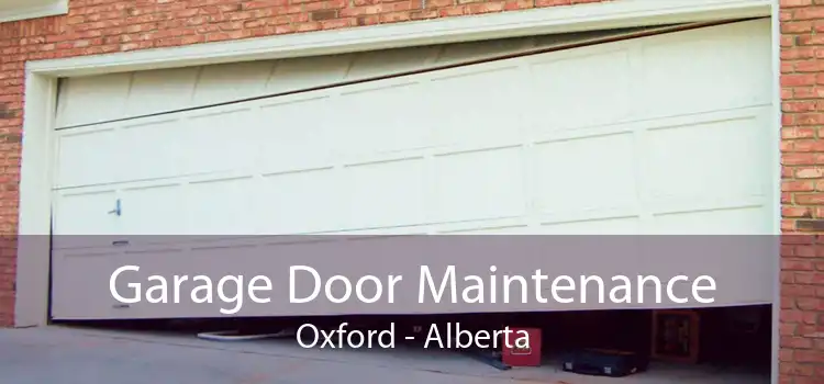 Garage Door Maintenance Oxford - Alberta