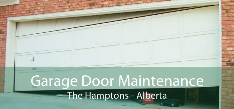 Garage Door Maintenance The Hamptons - Alberta