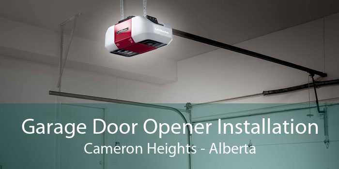 Garage Door Opener Installation Cameron Heights - Alberta