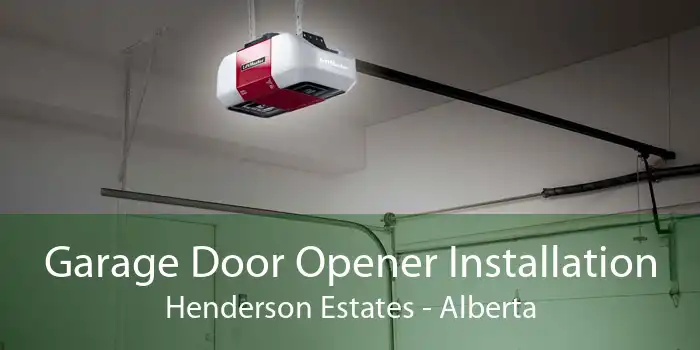 Garage Door Opener Installation Henderson Estates - Alberta