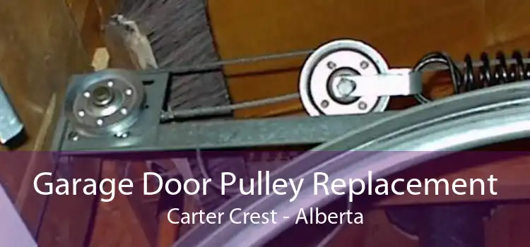 Garage Door Pulley Replacement Carter Crest - Alberta