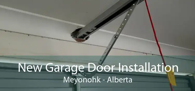 New Garage Door Installation Meyonohk - Alberta