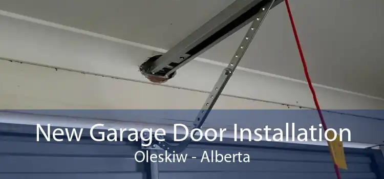 New Garage Door Installation Oleskiw - Alberta