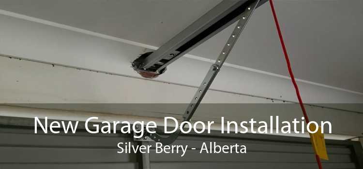 New Garage Door Installation Silver Berry - Alberta