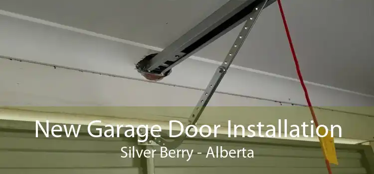 New Garage Door Installation Silver Berry - Alberta