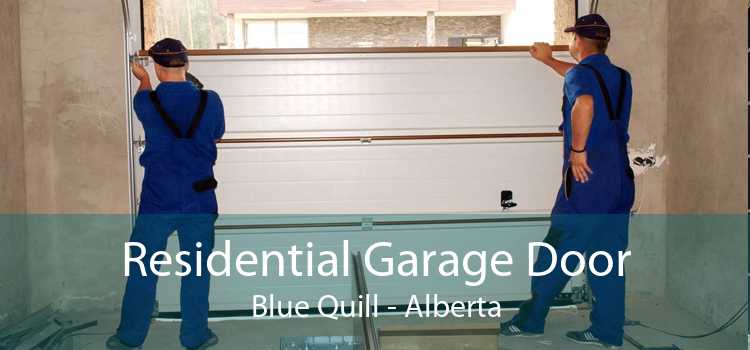 Residential Garage Door Blue Quill - Alberta