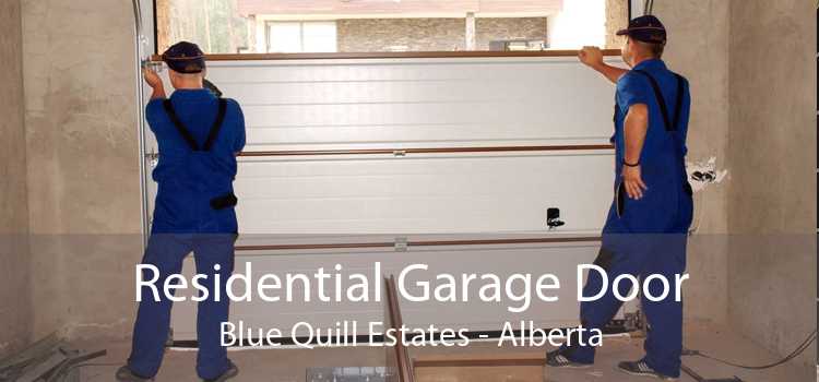 Residential Garage Door Blue Quill Estates - Alberta