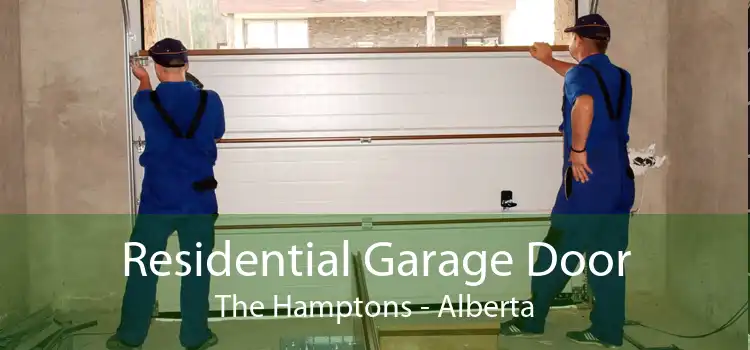 Residential Garage Door The Hamptons - Alberta
