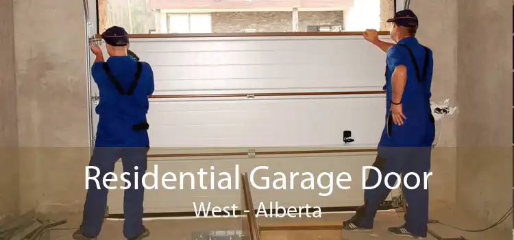 Residential Garage Door West - Alberta