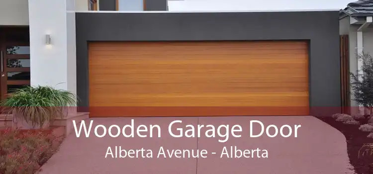 Wooden Garage Door Alberta Avenue - Alberta