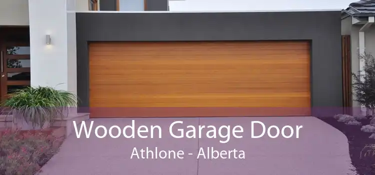 Wooden Garage Door Athlone - Alberta
