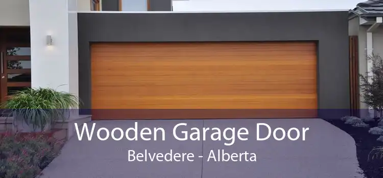 Wooden Garage Door Belvedere - Alberta