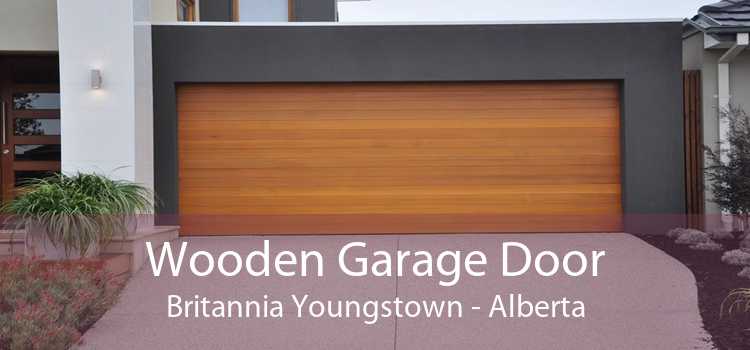 Wooden Garage Door Britannia Youngstown - Alberta