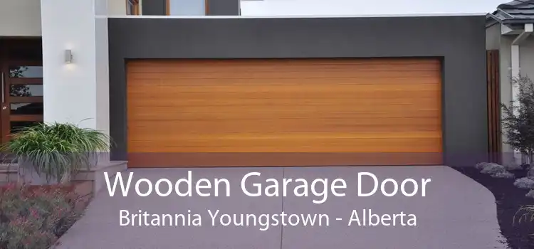 Wooden Garage Door Britannia Youngstown - Alberta
