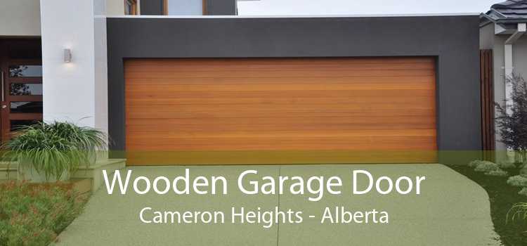 Wooden Garage Door Cameron Heights - Alberta