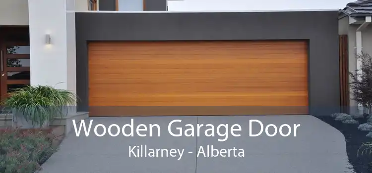 Wooden Garage Door Killarney - Alberta