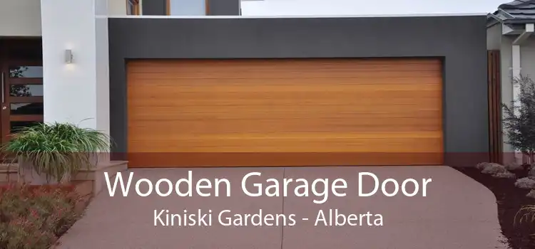 Wooden Garage Door Kiniski Gardens - Alberta