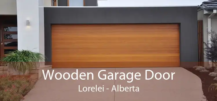 Wooden Garage Door Lorelei - Alberta