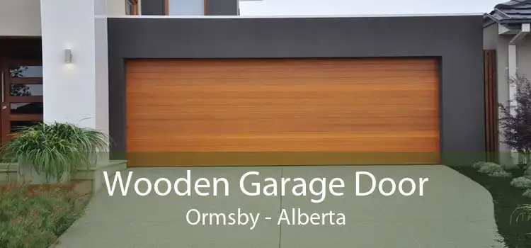 Wooden Garage Door Ormsby - Alberta