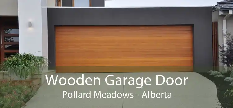 Wooden Garage Door Pollard Meadows - Alberta