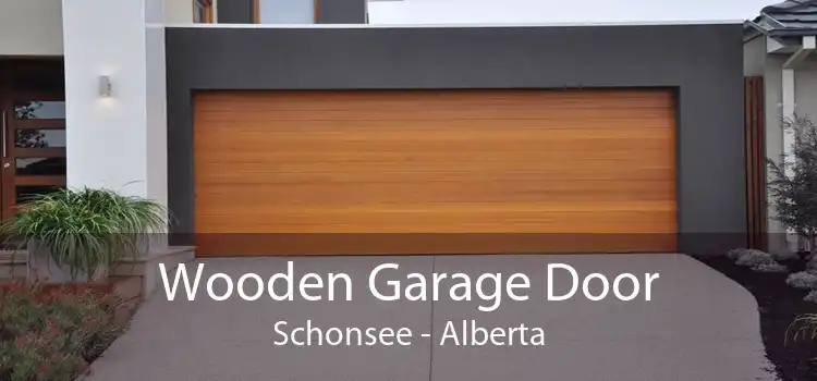 Wooden Garage Door Schonsee - Alberta