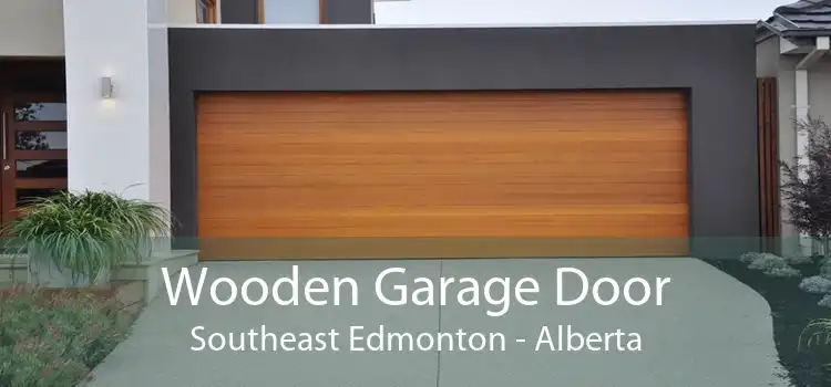Wooden Garage Door Southeast Edmonton - Alberta
