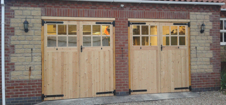 Side Hinged Wooden Garage Doors Belgravia
